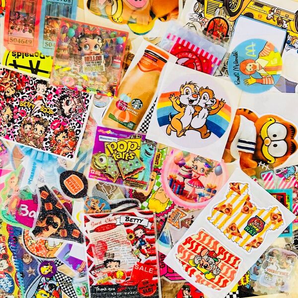 アメキャラ 海外ロールシール 切り売り 100枚