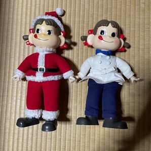不二家 ペコちゃん人形 2体セット サンタクロース コック
