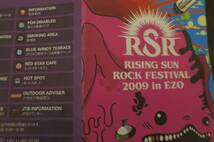 RISING SUN ROCK FESTIVAL 2009 in EZO 案内図・腕輪_画像3