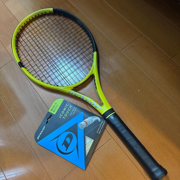 中古美品 DUNLOP SX300 テニスラケット ICONIC TOUCH ガット付き