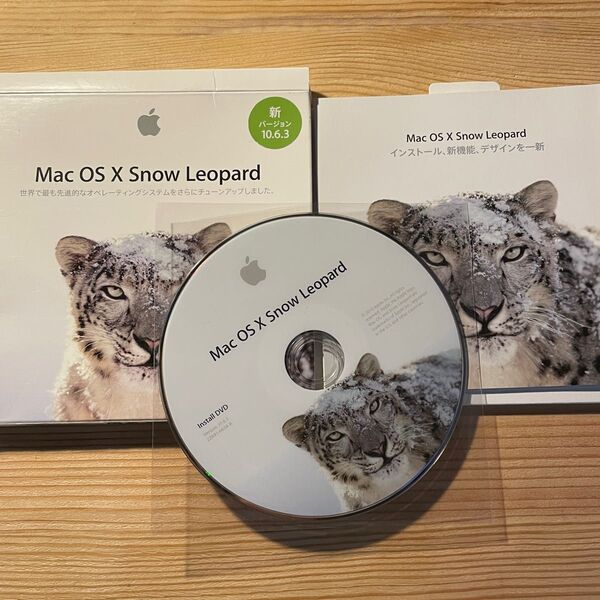 Apple Mac OS X Snow Leopard 10.6.3 インストールDVD