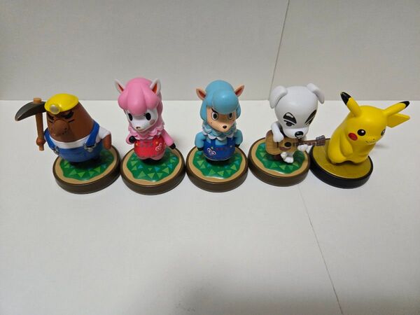 アミーボ amiibo どうぶつの森 ピカチュウ 5体セット