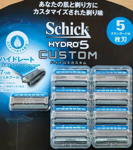 シック ハイドロ5 カスタム 髭剃り 替え刃 替刃 9個 (8+1個)