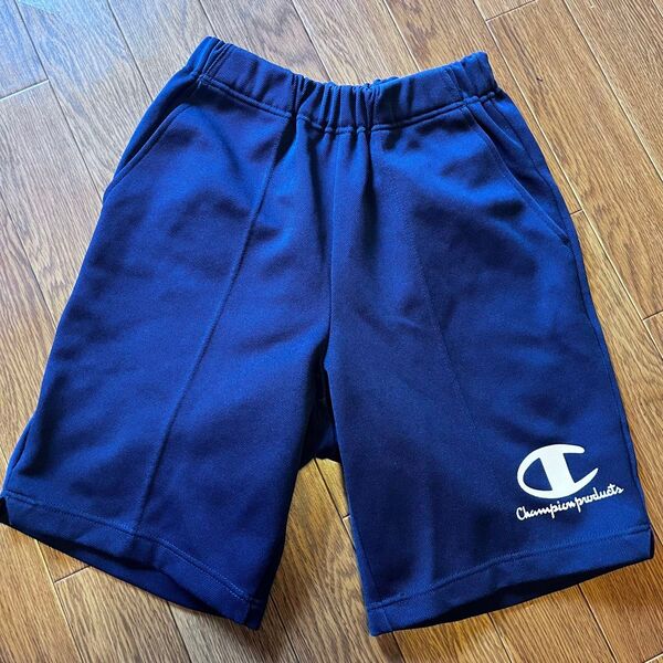 Champion ネイビー ハーフパンツ サイズ不明 160cmくらい ジャージ チャンピオン ハーフパンツ 体育着 部活