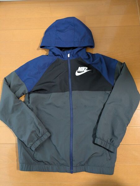NIKE ウインドブレーカー ジャケット ナイキ 子供 kids 150 160 黒 ナイロン L 男の子