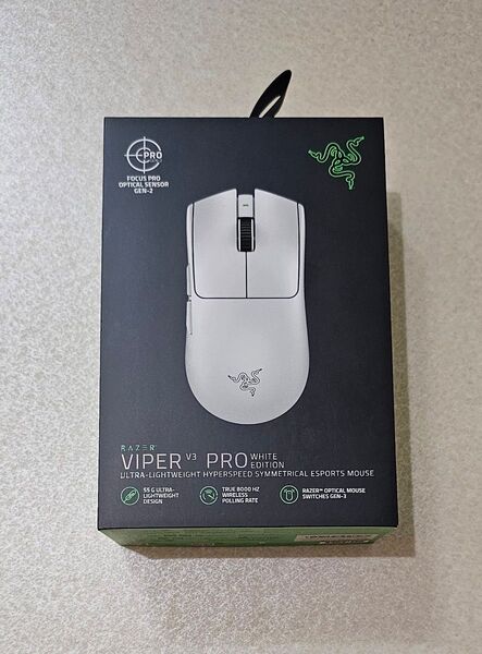 新品未開封Razer Viper V3 Pro ホワイト