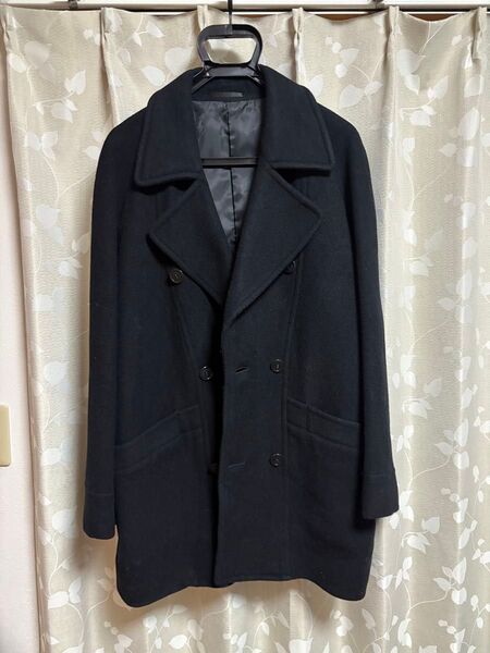 D'HOMME A HOMME ドムアオム メンズ コート 黒 ブラック カシミヤ 20% Mサイズ