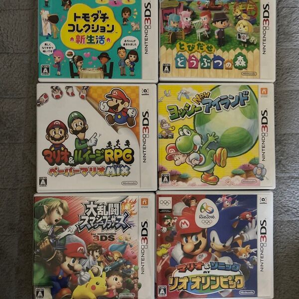 3dsゲームソフト 6個セット