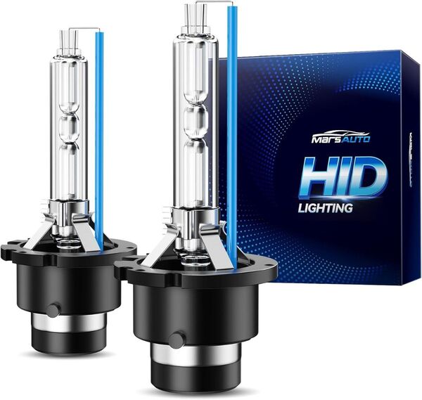D4S HID バルブ 6000K ヘッドライト 純正交換用 35W 2個セット