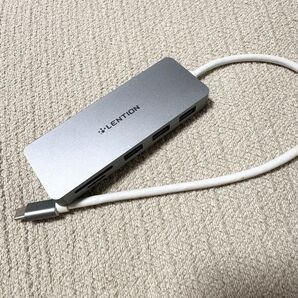 LENTION USB ハブ Type-C ケーブル