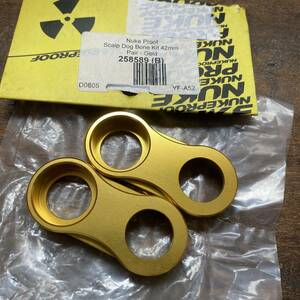 Nuke Proof / Clobp Dog Bone Kit / Gold Pair New Old Stock