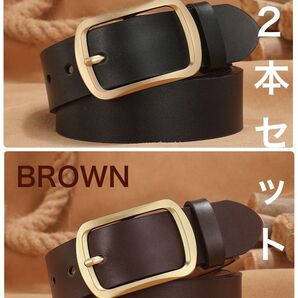 メンズ ベルト レディース 黒 茶 レトロ ビンテージ カジュアル ビジネス 学生 幅3.8㎝ 男性兼用 ユニセックス シンプル