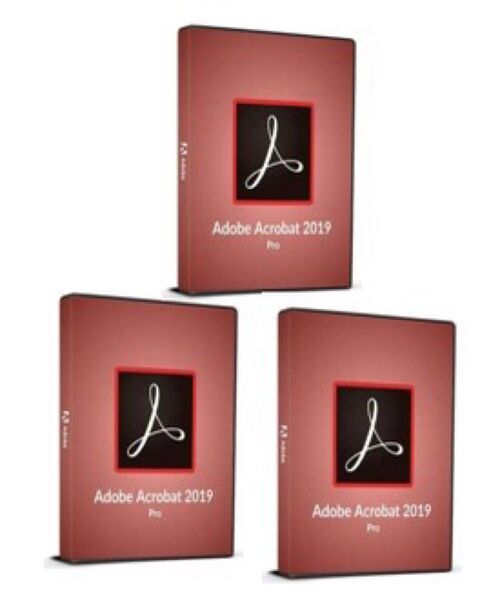 Adobe Acrobat Pro DC 2019/Windows版/永続版/USB版/シリアル番号付/USB 3個