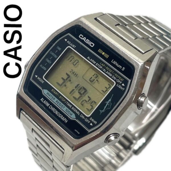 稼働 CASIO カジキ H101 リチウム5 70年代 アラームクロノ カシオ カジキマグロ ビンテージ 腕時計メンズ腕時計
