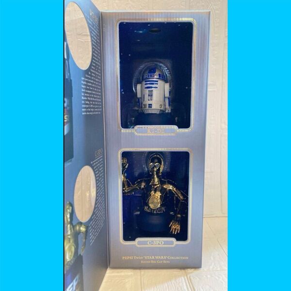 ④ PEPSI×STAR WARS ビッグキャップ スターウォーズ フィギュア C-3PO R2-D2
