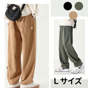 サルエルパンツ9部丈ズボンワイドパンツ調整紐人気 快適カジュアル袴パンツ快適オールシーズン薄手 夏春 黒ブラック茶ブラウン緑カーキ