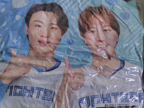 FAV限定 推しペアクッション 山﨑福也×伏見寅威 北海道日本ハムファイターズ