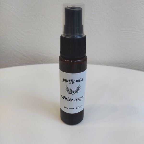 ☆浄化☆ホワイトセージ天然精油アロマミストスプレー30ml