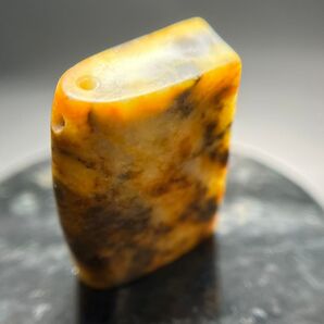 和田玉ペンダント★鶏骨白★本型