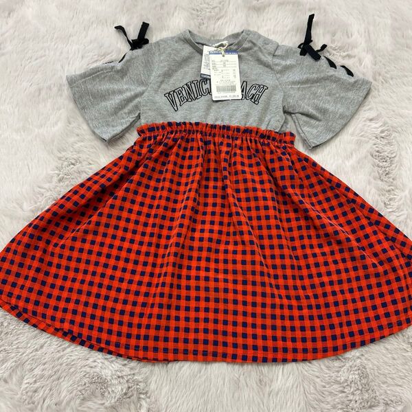 新品!キッズ子ども女の子ベビー半袖ワンピース90センチ ブリーズ 子供服 夏服