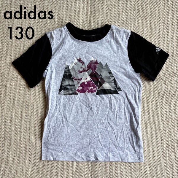 adidas アディダス Tシャツ 半袖 キッズ 130㎝