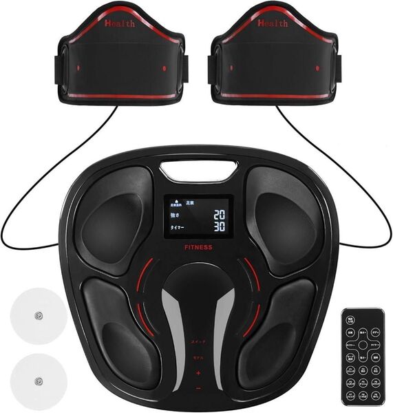 最新モデル 全身EMS 温熱機能 9種類のトレーニングモード リモコン付き フィットネス 足裏 ダイエット 筋トレ 美脚 尻トレ