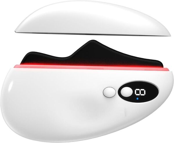 リフトアップに かっさプレート 温冷かっさ美顔器 温熱 電動カッサ 自宅美容 小顔 フェイスケアボディケア