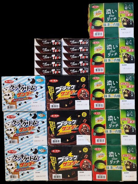 ブラックサンダー3種まとめ売り+トッポ10箱