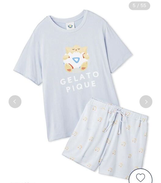 【ポケモンスリープ】接触冷感プリントTシャツ&ショートパンツセット