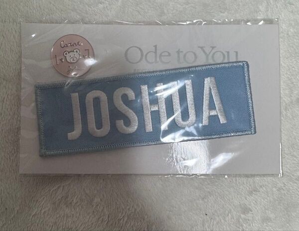 SEVENTEEN ジョシュア ネームバッジ オデコン ode to you
