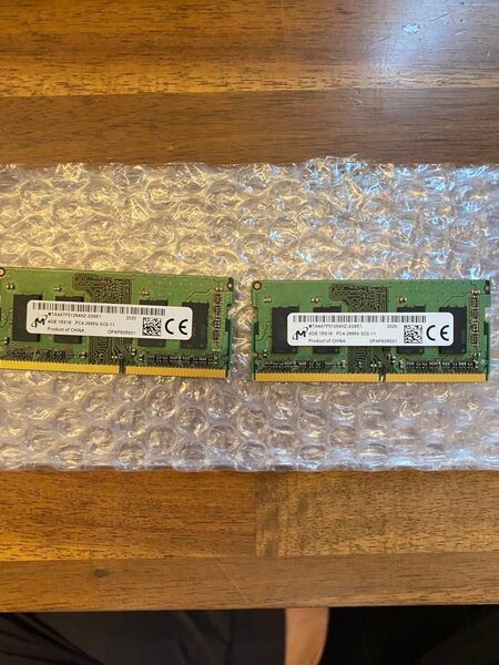 DDR4-2666 (PC4-21300) 4GB×2枚 (8GB)