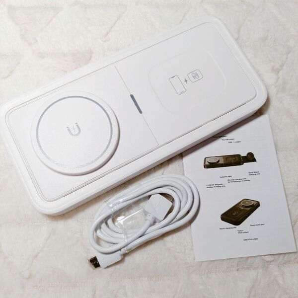 ワイヤレス充電器 3in1 磁気充電器 アップルウォッチ充電器 アップルヘッドホン充電器 Qi認証 急速充電