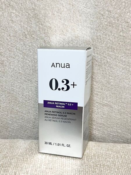 新品 Anua アヌア レチノール0.3 ナイアシン リニューイングセラム