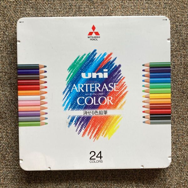 色鉛筆 uni ARTERASE COLOR 消せる色鉛筆セット 三菱ペンシル