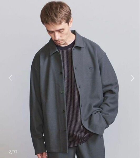 LACOSTE for BEAUTY&YOUTH 1トーン シャツ ジャケット