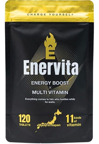 亜鉛 マカ マルチビタミン サプリ 栄養機能食品 120粒 ミネラル 疲労回復 【EnerVita】 ナチュラル成分16種