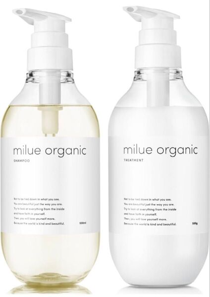 ミルエ オーガニック シャンプー トリートメント セット 500ml アミノ酸シャンプーシャンプー セット各500ml