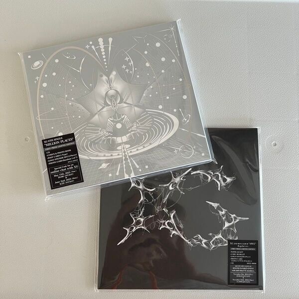 XG 6th SINGLE "MILLION PLACES" & 2ND MINI ALBUM "AWE" 2個セット