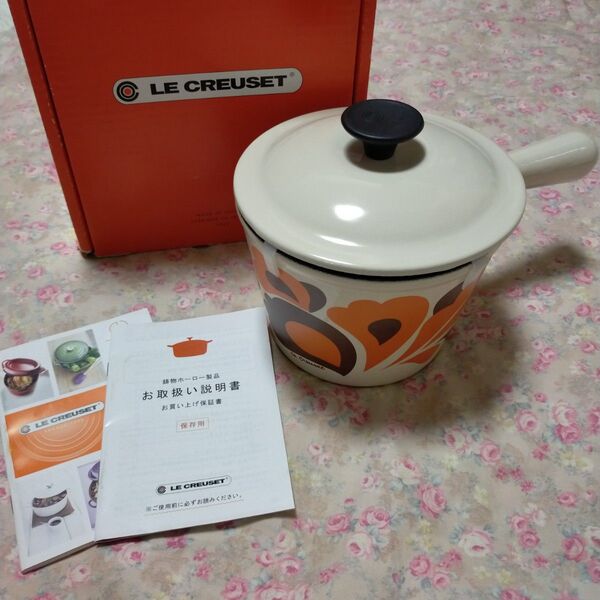 ルクルーゼ ピーコック ウィンザーポット 片手鍋 ポット オレンジ LE CREUSET 片手なべ ル・クルーゼ