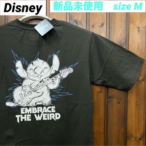 新品未使用 M スティッチ Tシャツ ユニセックス メンズ レディース ディズニー 半袖