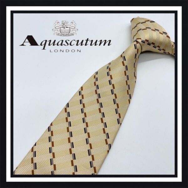 【高級ブランド】Aquascutum アクアスキュータム ネクタイ