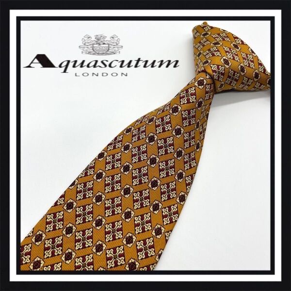 【高級ブランド】Aquascutum アクアスキュータム ネクタイ