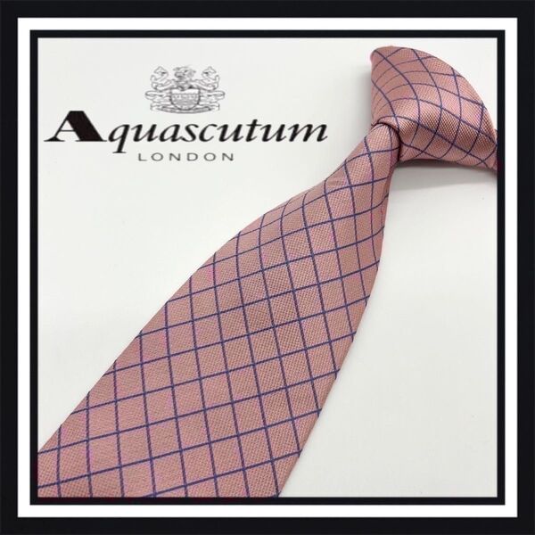 【高級ブランド】Aquascutum アクアスキュータム ネクタイ