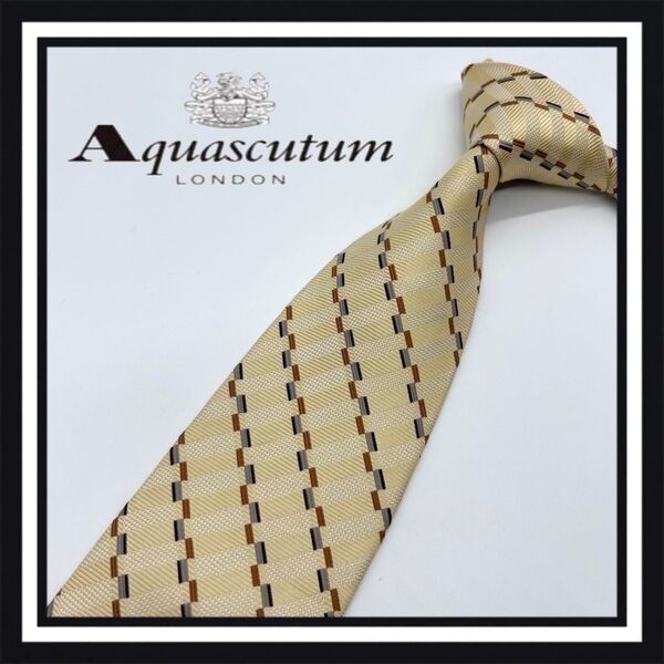 【高級ブランド】Aquascutum アクアスキュータム ネクタイ