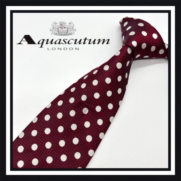 【高級ブランド】Aquascutum アクアスキュータム ネクタイ