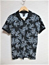 ☆H&M エイチアンドエム 総柄 ポロシャツ アロハ 半袖/メンズ/XS☆新品☆新作モデル_画像1