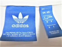 ☆adidas アディダス ビッグロゴ プリント Tシャツ 半袖/メンズ/XS☆ホワイト_画像7