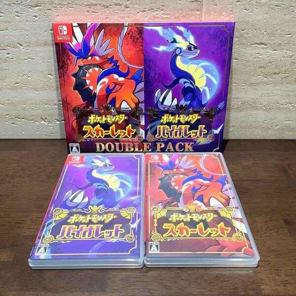 Nintendo Switch ポケットモンスター バイオレット スカーレット ダブルパック ニンテンドースイッチ 中古品