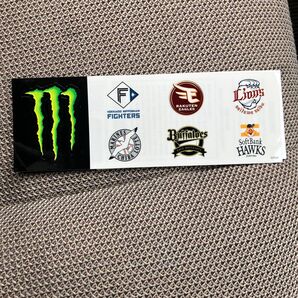 モンスターエナジー、プロ野球チームロゴステッカーセット まとめ売り 10枚