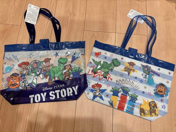 新品 トイストーリー プールバッグ 2個セット ディズニー